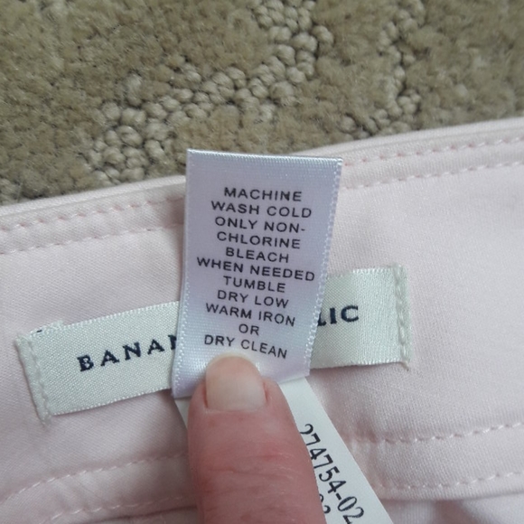 Pale Pink Cropped Ankle Pants-Camden Fit - Picture 6 of 7